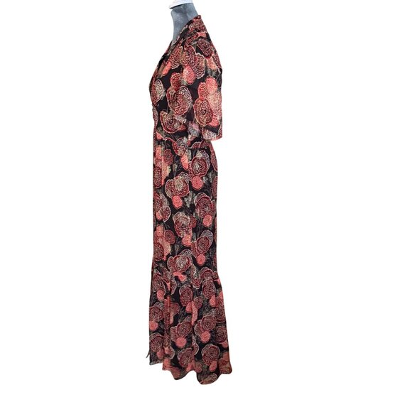Ba&sh Robe Hide Floral Maxi Dress Size S NWT - Picture 7 of 11